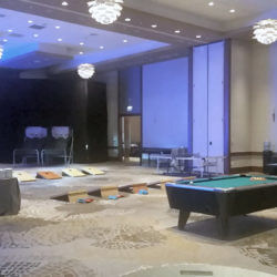Game equipment   unwind after a long week of meetings