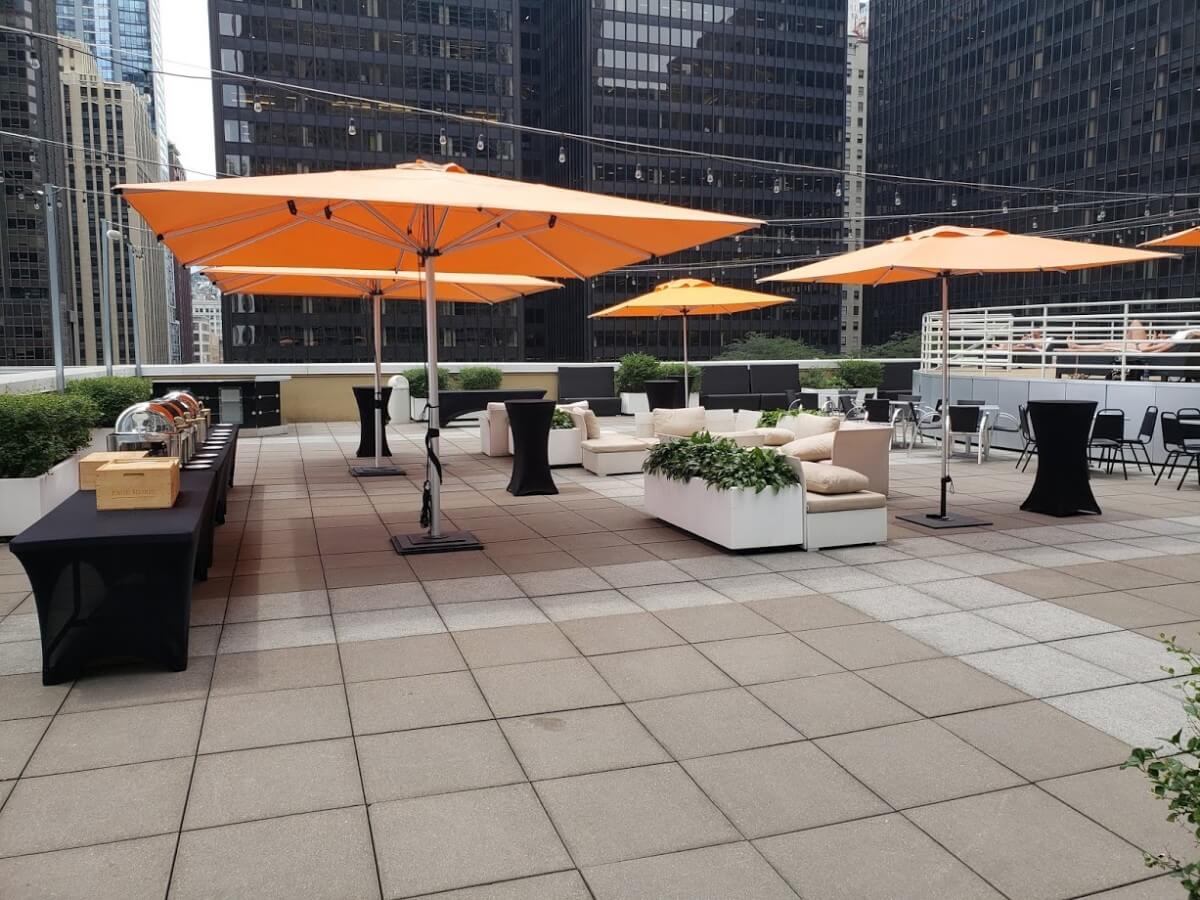 Wrigley View Rooftop, a unique event venue located in the heart of