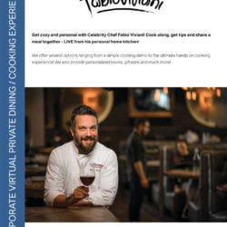 celebrity chef fabio viviani virtual events and classes