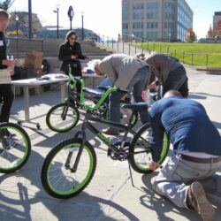 Chicago Charity Bike Build for corporate teams